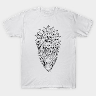 Viking tattoo black and white T-Shirt